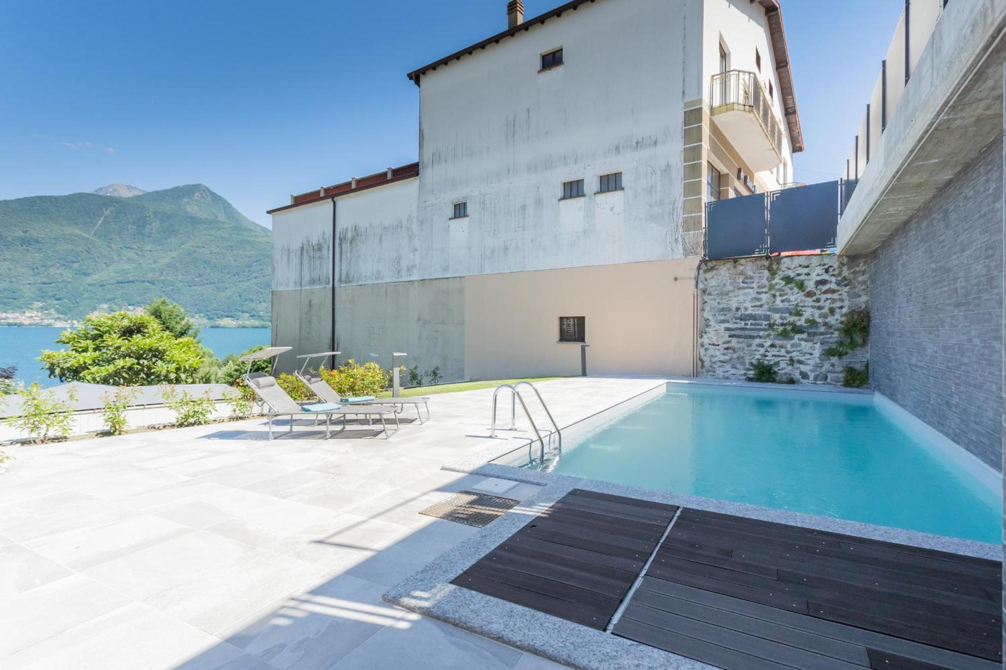 Misultin House & Swimming Pool, Luxury In Lake Como By Rent All Como Pianello Del Lario Eksteriør bilde