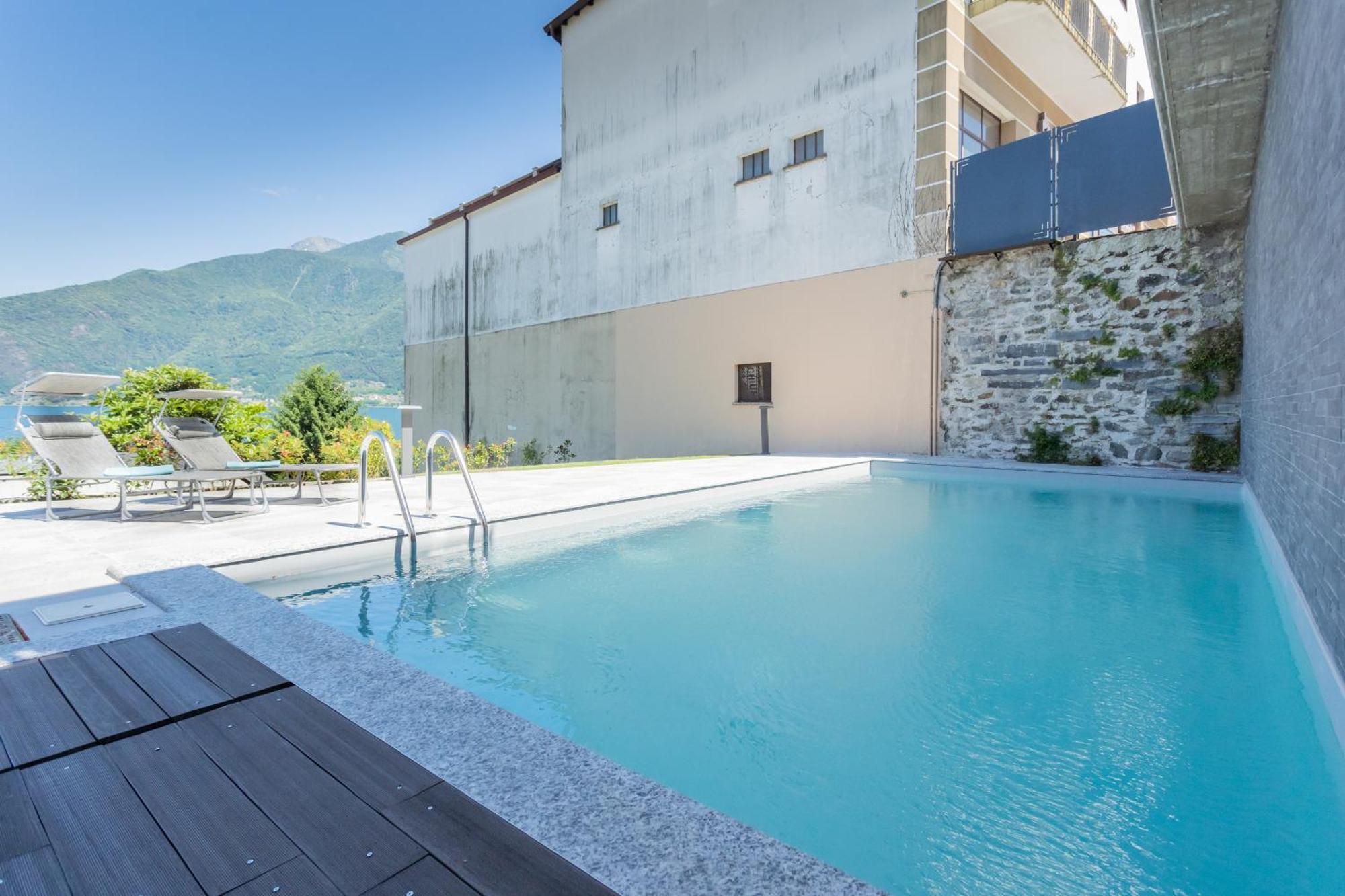 Misultin House & Swimming Pool, Luxury In Lake Como By Rent All Como Pianello Del Lario Eksteriør bilde